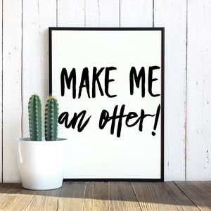 No lowball offers & no reasonable offers refused!